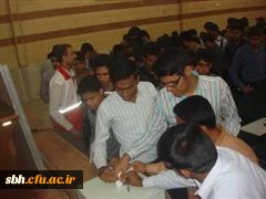 برگزاری انتخابات کانون دانشجویی هلال احمر در پردیس شهید بهشتی هرمزگان