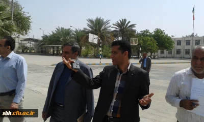 بازدید جناب آقای آرامی نماینده مردم بندرعباس -قشم -حاجی آباد در مجلس شورای اسلامی از پردیس شهید بهشتی هرمزگان