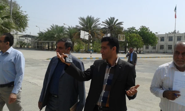 بازدید جناب آقای آرامی نماینده مردم بندرعباس -قشم -حاجی آباد در مجلس شورای اسلامی از پردیس شهید بهشتی هرمزگان