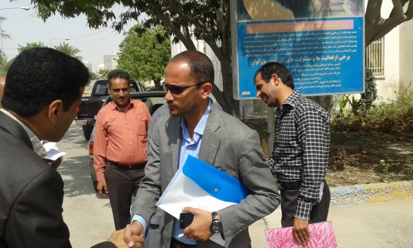 بازدید جناب آقای آرامی نماینده مردم بندرعباس -قشم -حاجی آباد در مجلس شورای اسلامی از پردیس شهید بهشتی هرمزگان