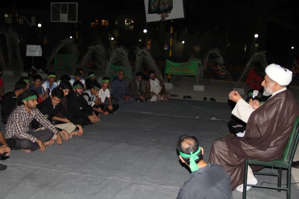 مراسم عزاداری سرورو سالار شهیدان امام حسین (ع) و یاران وفادارش در پردیس شهید بهشتی هرمزگان