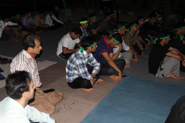 مراسم عزاداری سرورو سالار شهیدان امام حسین (ع) و یاران وفادارش در پردیس شهید بهشتی هرمزگان