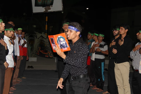 مراسم عزاداری سرورو سالار شهیدان امام حسین (ع) و یاران وفادارش در پردیس شهید بهشتی هرمزگان