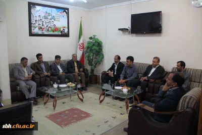 دیدار سرپرست پردیس شهید بهشتی هرمزگان به اتفاق همکاران و اساتید با مدیرکل جدید آموزش و پرورش استان هرمزگان 

مدیر کل آموزش و پرورش استان هرمزگان : دانشگاه فرهنگیان رکن رکین آموزش و پرورش است .