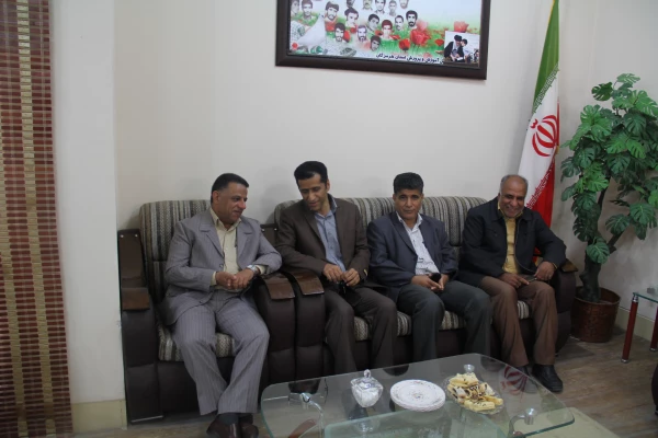 دیدار سرپرست پردیس شهید بهشتی هرمزگان به اتفاق همکاران و اساتید با مدیرکل جدید آموزش و پرورش استان هرمزگان