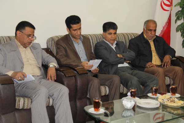 دیدار سرپرست پردیس شهید بهشتی هرمزگان به اتفاق همکاران و اساتید با مدیرکل جدید آموزش و پرورش استان هرمزگان