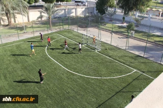 زمین چمن مصنوعی فوتسال پردیس شهید بهشتی هرمزگان