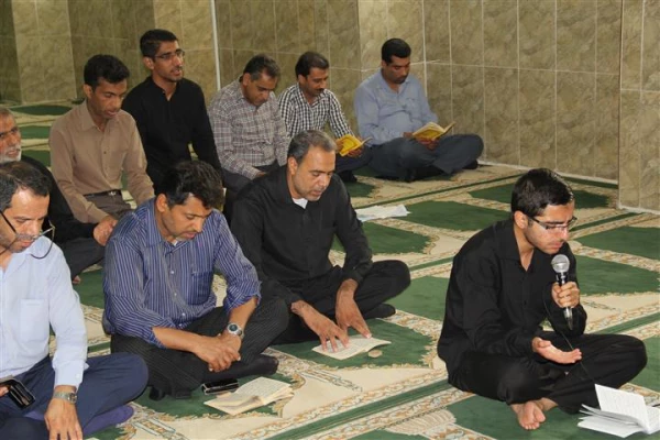 برگزاری مراسم زیارت عاشورا در پردیس شهید بهشتی هرمزگان 2