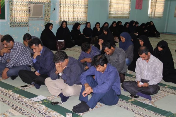 برگزاری مراسم عزاداری سالار شهیدان با حضور کارکنان پردیس های برادران و خواهران در پردیس فاطمه الزهرا (س) 7