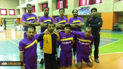 درخشش تیم فوتسال کارکنان دانشگاه فرهنگیان هرمزگان در مسابقات کشوری