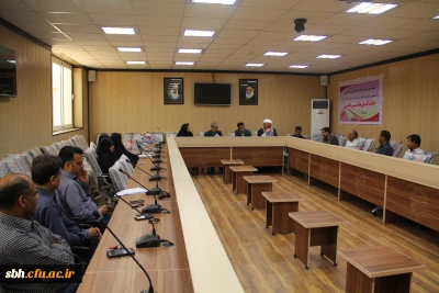 نشست مشترک شورای مدیریت استانی و پردیس های استان هرمزگان 

با حضور آقای هاشمی تحتی نماینده بندرعباس در مجلس شورای اسلامی و رئیس مجمع نمایندگان استان هرمزگان