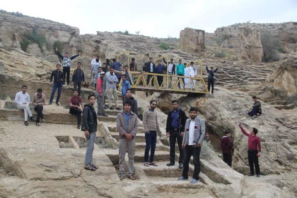اردوی هرمزگان گردی دانشجویان پردیس شهید بهشتی به مقصد شهرستان پارسیان 5