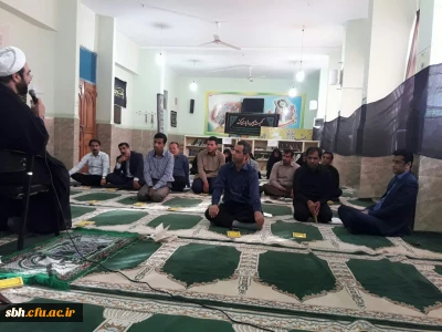 به مناسبت ایام عزای سرور و سالار شهیدان، حضرت اباعبدالله الحسین(علیه السلام)

قرائت زیارت عاشورا در نمازخانه پردیس شهید بهشتی دانشگاه فرهنگیان هرمزگان