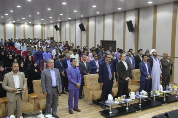 مراسم نمادین آغاز سال تحصیلی و تقدیر از رتبه های برتر ورودی 96 و افتتاح خوابگاه دانشجویی پردیس فاطمه الزهرا (س) و سالن اجتماعات پردیس شهید بهشتی هرمزگان  5