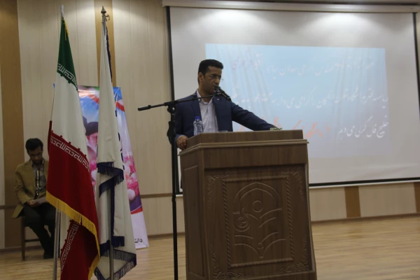 مراسم نمادین آغاز سال تحصیلی و تقدیر از رتبه های برتر ورودی 96 و افتتاح خوابگاه دانشجویی پردیس فاطمه الزهرا (س) و سالن اجتماعات پردیس شهید بهشتی هرمزگان  6