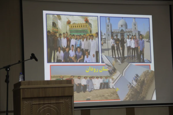 مراسم نمادین آغاز سال تحصیلی و تقدیر از رتبه های برتر ورودی 96 و افتتاح خوابگاه دانشجویی پردیس فاطمه الزهرا (س) و سالن اجتماعات پردیس شهید بهشتی هرمزگان  9