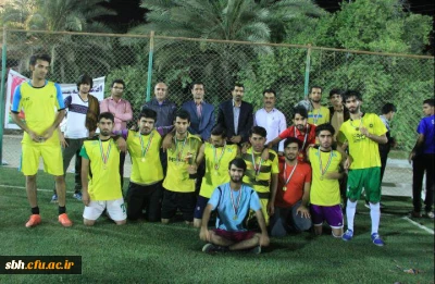 اختتامیه مسابقات فوتسال پردیس شهید بهشتی هرمزگان جام 16 آذرماه روز دانشجو