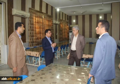 بازدید مدیرکل امور دانشجویی دانشگاه از پردیس های استان هرمزگان