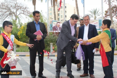 مراسم استقبال از جناب آقای دکتر خنیفر سرپرست دانشگاه فرهنگیان کشور