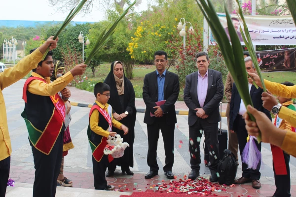 مراسم استقبال از جناب آقای دکتر خنیفر سرپرست دانشگاه فرهنگیان کشور 4