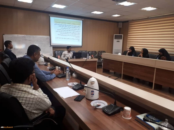 آغاز فعالیت های پژوهشی تابستانی دانشگاه فرهنگیان هرمزگان

برگزاری کارگاه پژوهشی روش تحقیق کیفی ویژه اعضای هیات علمی دانشگاه فرهنگیان هرمزگان 5