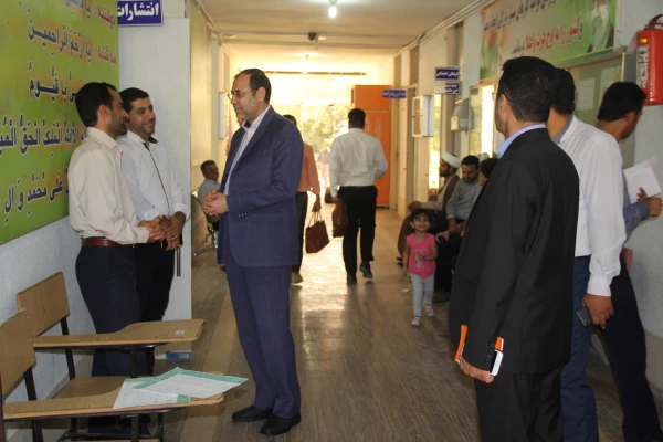 بازدید مدیر کل آموزش و پرورش هرمزگان از روند مصاحبه داوطلبان استخدام آموزش و پرورش 2