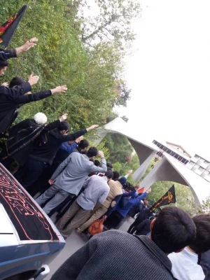 شرکت هیات عزاداری دانشجویی دانشگاه فرهنگیان هرمزگان در مراسم عزاداری اربعین حسینی هیات های دانشجویی سراسر کشور در حضور مقام معظم رهبری 4