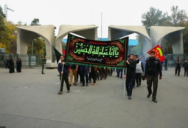 شرکت هیات عزاداری دانشجویی دانشگاه فرهنگیان هرمزگان در مراسم عزاداری اربعین حسینی هیات های دانشجویی سراسر کشور در حضور مقام معظم رهبری 5