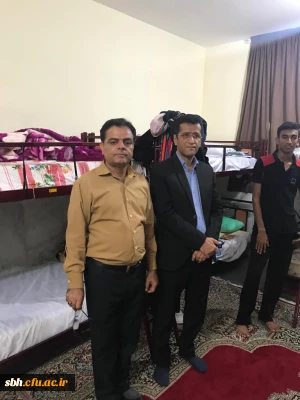 بازدید سرزده مدیر استانی دانشگاه فرهنگیان از سراهای دانشجویی پردیس شهید بهشتی هرمزگان