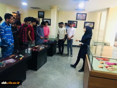 بازدید علمی دانشجویان پردیس شهید بهشتی از موزه ی مردم شناسی خلیج فارس