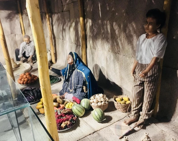 بازدید علمی دانشجویان پردیس شهید بهشتی از موزه ی مردم شناسی خلیج فارس  5