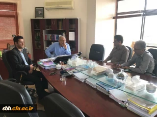 نشست  مشترک سرپرست دانشگاه فرهنگیان و ریئس سازمان مدیریت برنامه ریزی هرمزگان