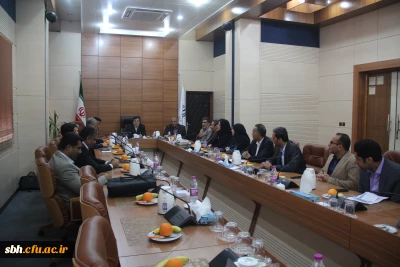 نشست هیات امنای دانشگاه فرهنگیان هرمزگان به ریاست دکتر همتی استاندار هرمزگان