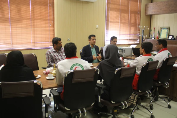 نشست مشترک جمعیت هلال احمر و دانشگاه فرهنگیان هرمزگان 7