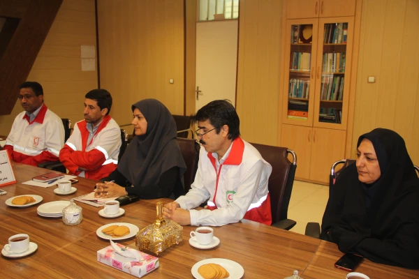 نشست مشترک جمعیت هلال احمر و دانشگاه فرهنگیان هرمزگان 10