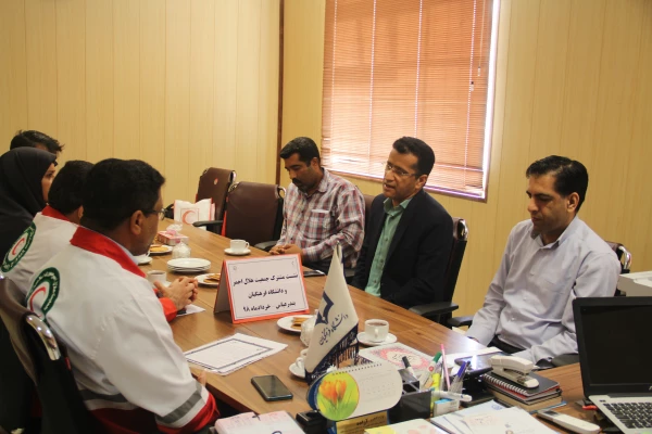 نشست مشترک جمعیت هلال احمر و دانشگاه فرهنگیان هرمزگان 11